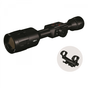 ATN ThOR 4 (384x288) 4.5-18x Smart HD Thermal Rifle Scope with Dual Ring Cantilever Mount - Atn