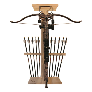 Rush Creek Creations Realtree Crossbow Storage Rack Holds 1 Crossbow and 10 Arrows