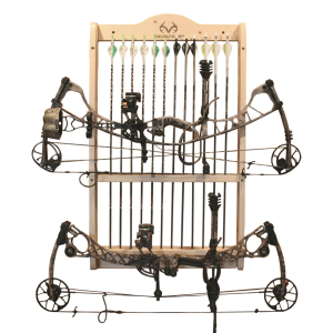 Rush Creek Creations Realtree 2 Compound Bow Wall Storage Rack