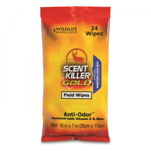 Scent Killer Gold Field Wipes 24 Count