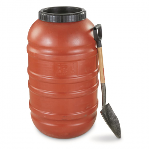 U.S. Military Surplus Waterproof Food Grade 58 Gallon Barrel Used