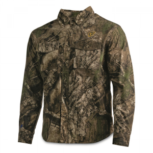 ScentBlocker Men's Shield Series Fused Cotton Button-up Shirt