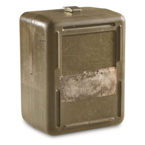 German Military Surplus Small Plastic Storage Case Used