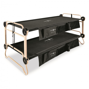 Disc-O-Bed with Side Organizers Black