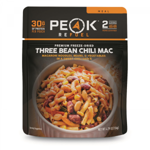 Peak Refuel Three Bean Chili Mac Freeze-dried Meal