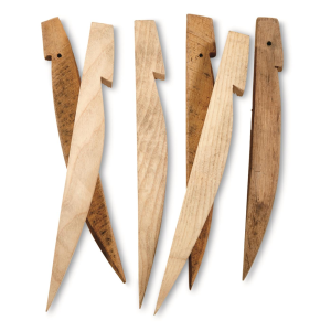 French Military Surplus Wooden Tent Stakes 6 Pack New