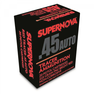 ernova Red Tracer .45 ACP FMJ 225 Grain 20 Rounds Ammo