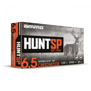 o Inc. HUNT SP 6.5mm Creedmoor Hornady InterLock SP 129 Grain 20 Rounds Ammo