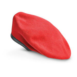 GERMAN MILITARY Surplus Red Wool Berets 2 Pack New