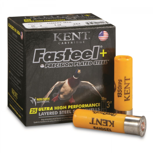 t Fasteel Precision Plated Steel Waterfowl Shotshells 20 Gauge 3 Inch 1 Oz. #2/4 25 Rounds Ammo