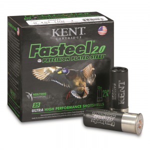 t Fasteel 2.0 Precision Plated Steel Waterfowl Shotshells 12 Gauge 2 3/4 Inch 1 1/16 Oz. 25 Round Ammo