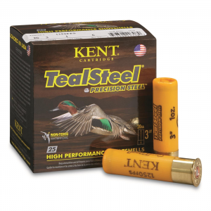 t TealSteel 20 Gauge 3 Inch 1 Oz. #6 Shot 25 Rounds Ammo