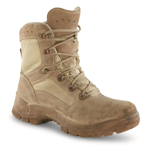 German Military Surplus Khaki GORE-TEX Tropical Combat Boots Used