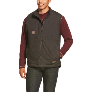Ariat Men's Rebar DuraCanvas Sherpa-lined Vest