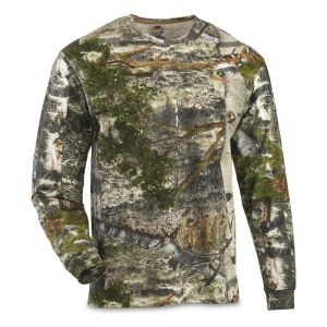 U.S. Municipal Surplus Hunting Camo Long Sleeve T-shirts 2 Pack New