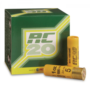 Italy RC 20 T3 Lead Shot 20 Gauge 2 3/4 Inch 7/8 Oz. 250 Rounds Ammo