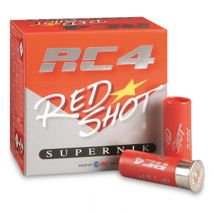 Italy RC4 Red Shot SuperNik 12 Gauge 2 3/4 Inch 1 Oz. 250 Rounds Ammo