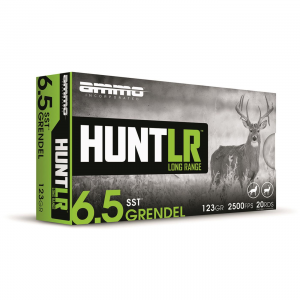 o Inc. HUNT LR 6.5mm Grendel Hornady SST 123 Grain 20 Rounds Ammo