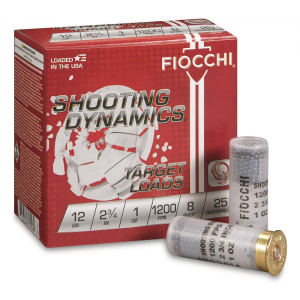 cchi Shooting Dynamics Target Loads 12 Gauge 2 3/4 Inch 1 Oz. 25 Rounds Ammo