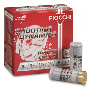 cchi Shooting Dynamics Target Loads 12 Gauge 2 3/4 Inch 1 1/8 Oz. 25 Rounds Ammo