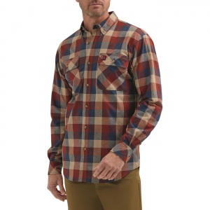 WRANGLER RIGGS Workwear Men's Foreman Plaid Work Shirt