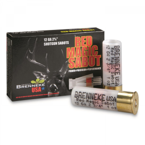 nneke Red Magic 12 Gauge 2 3/4 Inch1 Oz. Sabot Slugs 5 Rds. Ammo