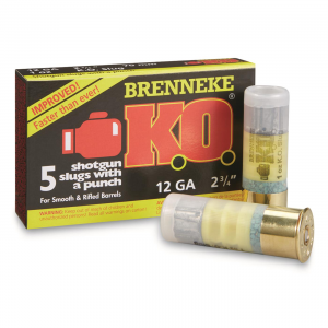 nneke K.O. 12 Gauge 2 3/4 Inch 1 Oz. Slug 5 Rounds Ammo