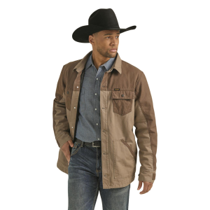 Wrangler Men's Mixed Canvas Chore Coat - Wrangler
