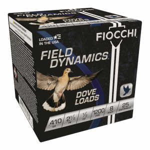 cchi Field Dynamics Dove Loads .410 Bore 2 1/2 Inch 1/2 Oz. 250 Rounds Ammo