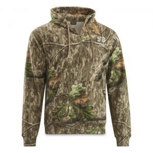 GUIDE GEAR Sportsman's Guide Quarter-Zip Pullover Camo Hoodie Mossy Oak Country Roots Camo