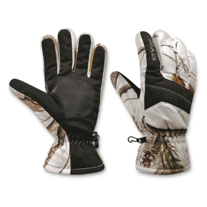Hot Shot Defender Men's Insulated Waterproof Gloves Realtree Snow