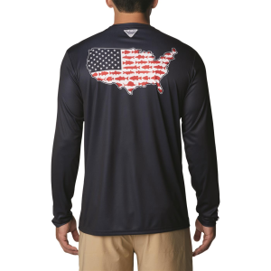 Columbia Men's PFG Terminal Tackle Statetriot Long-Sleeve Shirt - Columbia