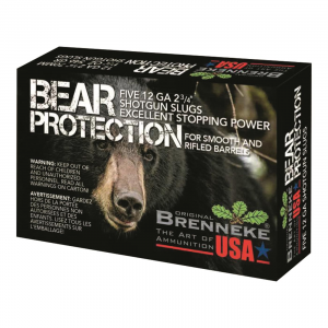 nneke Bear Protection Slugs 12 Gauge 2 3/4 Inch 1 1/4 Oz. Slugs 5 Rounds Ammo