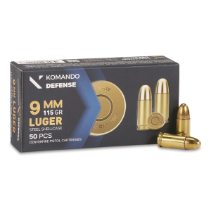 ando Defense 9mm FMJ 115 Grain 50 Rounds Ammo