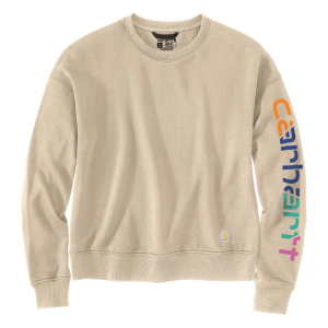 Carhartt Women's TENCEL Fiber Series Loose Fit Sleeve Graphic Sweatshirt