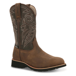 Rocky Mens Monocrepe 12" Po Rnd Waterproof St Western Boot - Rocky