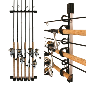 Rush Creek Creations All Weather 6 Rod Wall or Ceiling Rod Rack