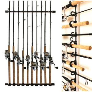 Rush Creek 3 in 1 Aluminum Modular 10 Rod Rack