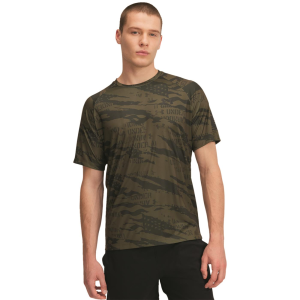 UNDER ARMOUR Men's Freedom Tech Camo Short Sleeve