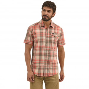 WRANGLER ATG Men's Cedar Zip Pocket Plaid Shirt