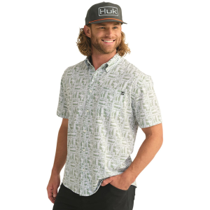 HUK Kona Batik Printed Short Sleeve Shirt