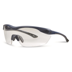 EDGE EYEWEAR Tactical Overlord Blue Frame Vapor Shield Shooting Glasses