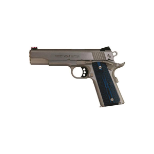 Colt Government Competition 1911 Stainless Steel Semi-Automatic .38 Super 5" Barrel 9+1 Rounds