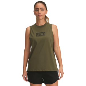 UNDER ARMOUR Women's Freedom USA Logo Tank Top Shirt