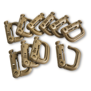 U.S. Military Surplus Polycarbonate Carabiners 10 Pack New