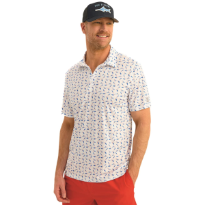 American Fish Pursuit Printed Polo Shirt - Huk