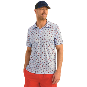 Huk USA Pursuit Printed Polo Shirt - Huk