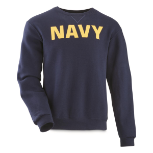 U.S. Navy Surplus 9 oz. Crew Sweatshirt New