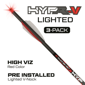 Killer Instinct Lighted Hypr-V 20" Crossbow Bolts 3 Pack