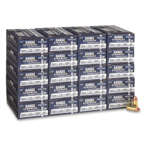 cchi Pistol Shooting Dynamics 9mm FMJ 115 Grain 1000 Rounds Ammo